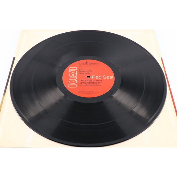 Berio, Walter Trampler, Sequenza VI/Chemins II/Chemins III 1970 LP Vinyl Record - Picture 5 of 10